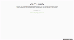 Desktop Screenshot of outloudmovie.com